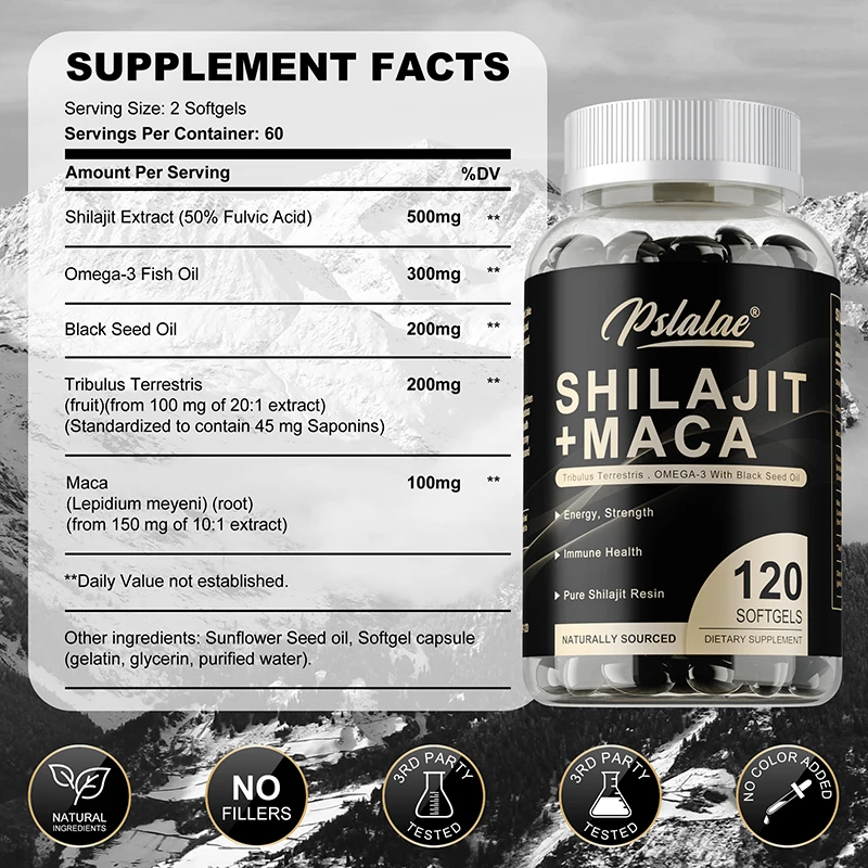 Shilajit + капсулы маки — соде – обзор и цена Herbal Queen